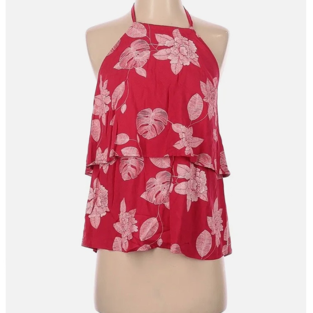 NWTS Roxy Red Halter Top - Picture 2 of 12